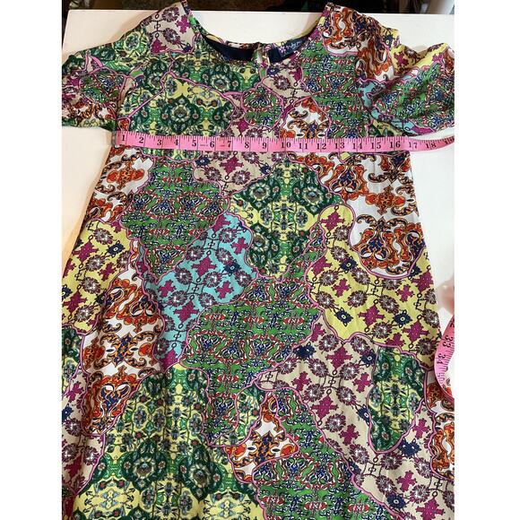 Truly Me By Sara Sara Big Girls Size 14 Fringe Bottom Dress Multi Color Boho - Picture 4 of 7